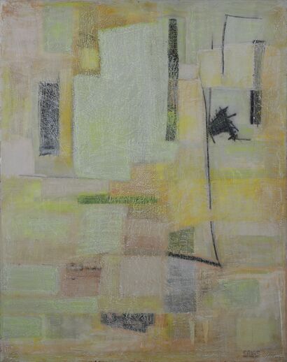 Landscape in rupture - a Paint Artowrk by M. Salas